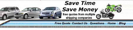vehicle shipping quote